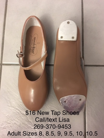 Call Ms. Lisa 340-998-2467  $16 tap shoes